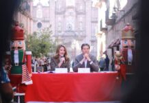 Alfonso Martínez y Paola Delgadillo presentan actividades de la ‘Navidad Mágica en Morelia’
