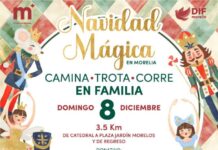 DIF Morelia invita a la Carrera Navideña Familiar ‘Camina, trota o corre’