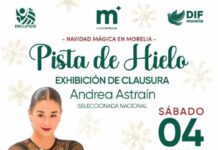 Gobierno de Morelia cerrará la Pista de Hielo 2024 con exhibición de Andrea Astráin