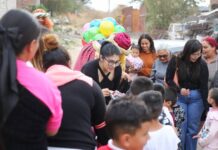 Ilumina Vanhe Caratachea a la niñez con la magia de los Reyes Magos en La Piedad