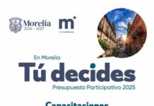 Gobierno de Morelia invita a capacitaciones del Presupuesto Participativo 2025