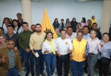Araceli Saucedo se reúne con militantes del PRD en el Distrito de Zacapu