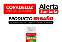 Alerta SSM riesgos a la salud, por consumo del producto “Coradeluz”
