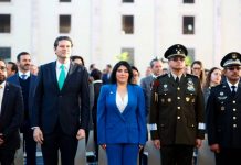 Asiste Vanhe Caratachea a la conmemoración por el Día de la Bandera en CAM