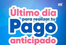 Último día para realizar el Pago Anticipado del OOAPAS