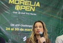 Morelia, sede de torneo de tenis con presencia internacional