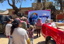 Gobierno de Quiroga y DIF entregan despensas y apoyo alimentario