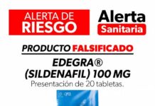 Alerta sobre la falsificación del producto Edegra Sildenafil 100 mg
