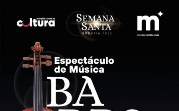 SeCultura Morelia invita al Espectáculo de Música Barroca, este fin de semana