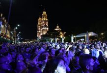 Celebra Morelia su 484 Aniversario con espectacular concierto