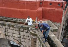 Gerencia del Centro Histórico da mantenimiento al Acueducto de Morelia