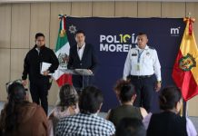 Anuncia Alfonso Martínez más policías, cámaras y C4 para Morelia