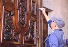 Gobierno de Morelia e INAH Michoacán rehabilitan accesos principales de templos históricos